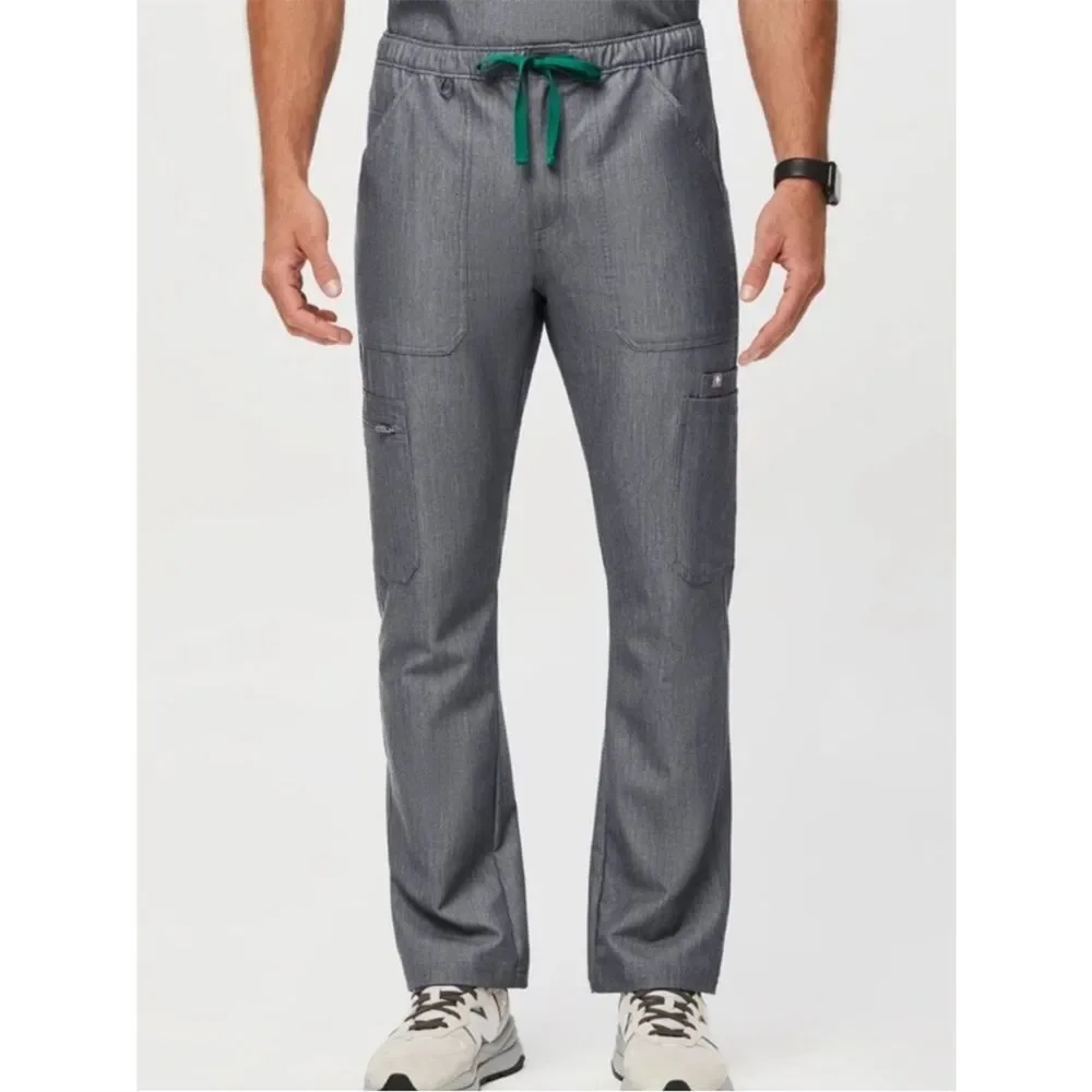 NWOT FIGS Cairo Cargo Scrub Pants Graphite Gray Men’s Size Small